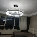 GobekUsa Crystal LED Ring Chandelier for Luxury Decor & Lighting