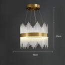 GobekUsa Crystal LED Ring Chandelier for Luxury Decor & Lighting