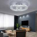 GobekUsa Crystal LED Ceiling Chandelier: Elegant 3-Side Nordic Indoor Light for Living Room