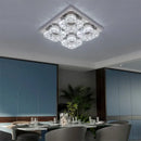 GobekUsa Crystal LED Ceiling Chandelier: Elegant 3-Side Nordic Indoor Light for Living Room