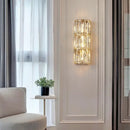 GobekUsa Crystal LED Wall Lamp for Living Room Aisle Bedroom Staircase Decoration