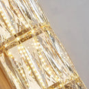 GobekUsa Crystal LED Wall Lamp for Living Room Aisle Bedroom Staircase Decoration