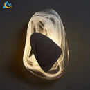 GobekUsa Crystal LED Wall Lamp Modern Glass Wall Light for Living Room, Bedroom, Bathroom