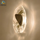 GobekUsa Crystal LED Wall Lamp Modern Glass Wall Light for Living Room, Bedroom, Bathroom