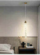 GobekUsa Modern Crystal Pendant Light with Gold Fixtures - Home Decor