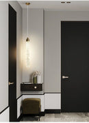 GobekUsa Modern Crystal Pendant Light with Gold Fixtures - Home Decor