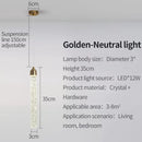 GobekUsa Modern Crystal Pendant Light with Gold Fixtures - Home Decor