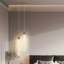 GobekUsa Modern Crystal Pendant Light with Gold Fixtures - Home Decor