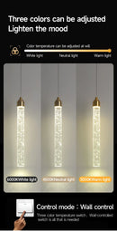 GobekUsa Modern Crystal Pendant Light with Gold Fixtures - Home Decor