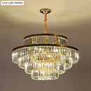 GobekUsa Modern Crystal Prism Pendant Light for Living Room