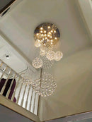 GobekUsa Modern Crystal Raindrop Chandelier - 13 Lights