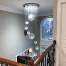 GobekUsa Modern Crystal Raindrop Chandelier - 13 Lights