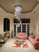 GobekUsa Modern Crystal Raindrop Chandelier - 13 Lights