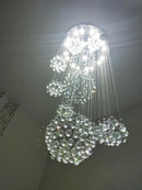 GobekUsa Modern Crystal Raindrop Chandelier - 13 Lights