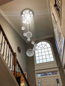 GobekUsa Modern Crystal Raindrop Chandelier - 13 Lights