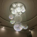 GobekUsa Modern Crystal Raindrop Chandelier - 13 Lights