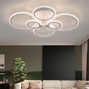 GobekUsa Acrylic Ceiling Lights Modern Chandelier LED Lamps Dining Living Room Bedroom Decor