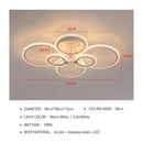 GobekUsa Acrylic Ceiling Lights Modern Chandelier LED Lamps Dining Living Room Bedroom Decor