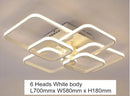 GobekUsa Acrylic Ceiling Lights Modern Chandelier LED Lamps Dining Living Room Bedroom Decor
