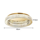 GobekUsa Crystal Round Ceiling Lamp for Modern Minimalist Indoor Lighting décor