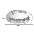 GobekUsa Crystal Round Ceiling Lamp for Modern Minimalist Indoor Lighting décor