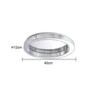 GobekUsa Crystal Round Ceiling Lamp for Modern Minimalist Indoor Lighting décor