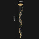 Modern Crystal Staircase Chandelier Pendant Light