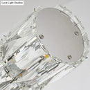 GobekUsa Modern Crystal Tube Island Light with 6/8 Bulb Suspension - Clear and Stylish