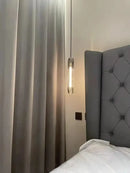 GobekUsa Crystal Tulip Chandelier: Postmodern American Style Bedroom Bar Bedside Light