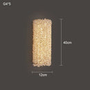 GobekUsa Crystal Wall Lamp: Modern Minimalist Master Bedroom Lighting