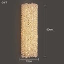 GobekUsa Crystal Wall Lamp: Modern Minimalist Master Bedroom Lighting
