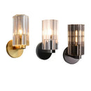 GobekUsa Crystal Wall Lamp: Luxe Bronze Black Copper Sconce Light Fixture