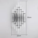 GobekUsa Crystal Wall Lamp: Elegant Lighting for Living Room, Bedroom, and Staircase