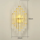 GobekUsa Crystal Wall Lamp: Elegant Lighting for Living Room, Bedroom, and Staircase