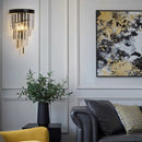 GobekUsa Crystal Wall Lamp: Elegant Lighting for Living Room, Bedroom, and Staircase