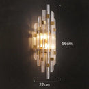 GobekUsa Crystal Wall Lamp: Elegant Lighting for Living Room, Bedroom, and Staircase