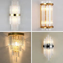 GobekUsa Crystal Wall Lamp: Elegant Lighting for Living Room, Bedroom, and Staircase