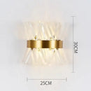 GobekUsa Crystal Wall Lamp: Elegant Lighting for Living Room, Bedroom, and Staircase