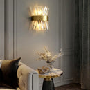 GobekUsa Crystal Wall Lamp: Elegant Lighting for Living Room, Bedroom, and Staircase