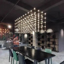 GobekUsa Cube LED Chandelier for Modern Luxury Living Room & Dining Office Hotel