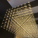 GobekUsa Cube LED Chandelier for Modern Luxury Living Room & Dining Office Hotel