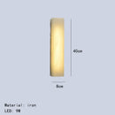 GobekUsa Cuboid Marble LED Wall Lamp for Bedroom, Restaurant, Stairs - Dimmable Iron Lighting