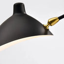 GobekUsa Black Metal Floor Lamp, Rotatable Lampshade for Parlor Bedroom Reading Lighting.