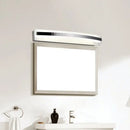 GobekUsa LED Acrylic Vanity Light in Chrome: Streamlined Wall Lighting Solution for Warm/White Bathroom Ambiance