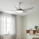 Modern Curved Blade Ceiling Fan Light
