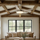 Modern Curved Blade Ceiling Fan Light