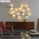 GobekUsa Modern Metal Wall Sconce Light for Bedroom - Foldable Design, 1-Light, Black/Grey/Silver