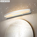 GobekUsa Curved LED Vanity Sconce with Stainless Steel Finish for Bathrooms