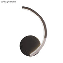 GobekUsa Modern Curved Line LED Wall Mounted Sconce in Black, White, Warm Light - Acrylic Lamp Fixture for Living Room