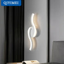 GobekUsa LED Wall Sconces White Fixtures for Bedroom Aisle Bedside Table Closet Lighting